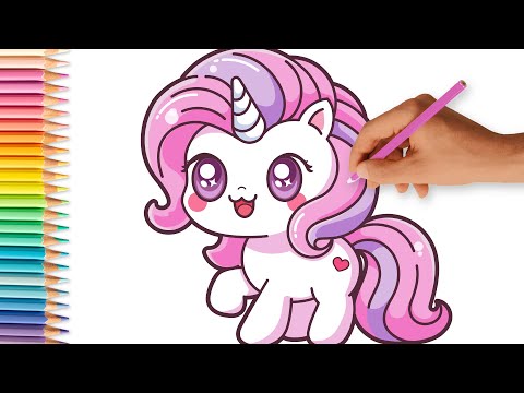 dibujos de unicornios fáciles