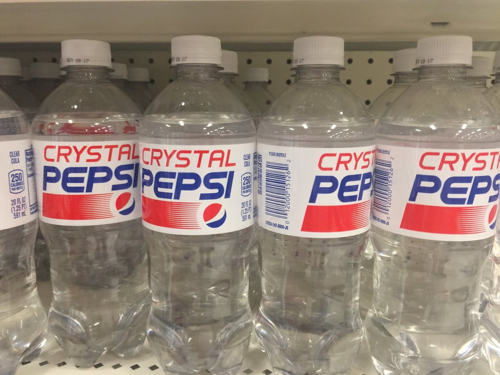 did pepsi used to be clear