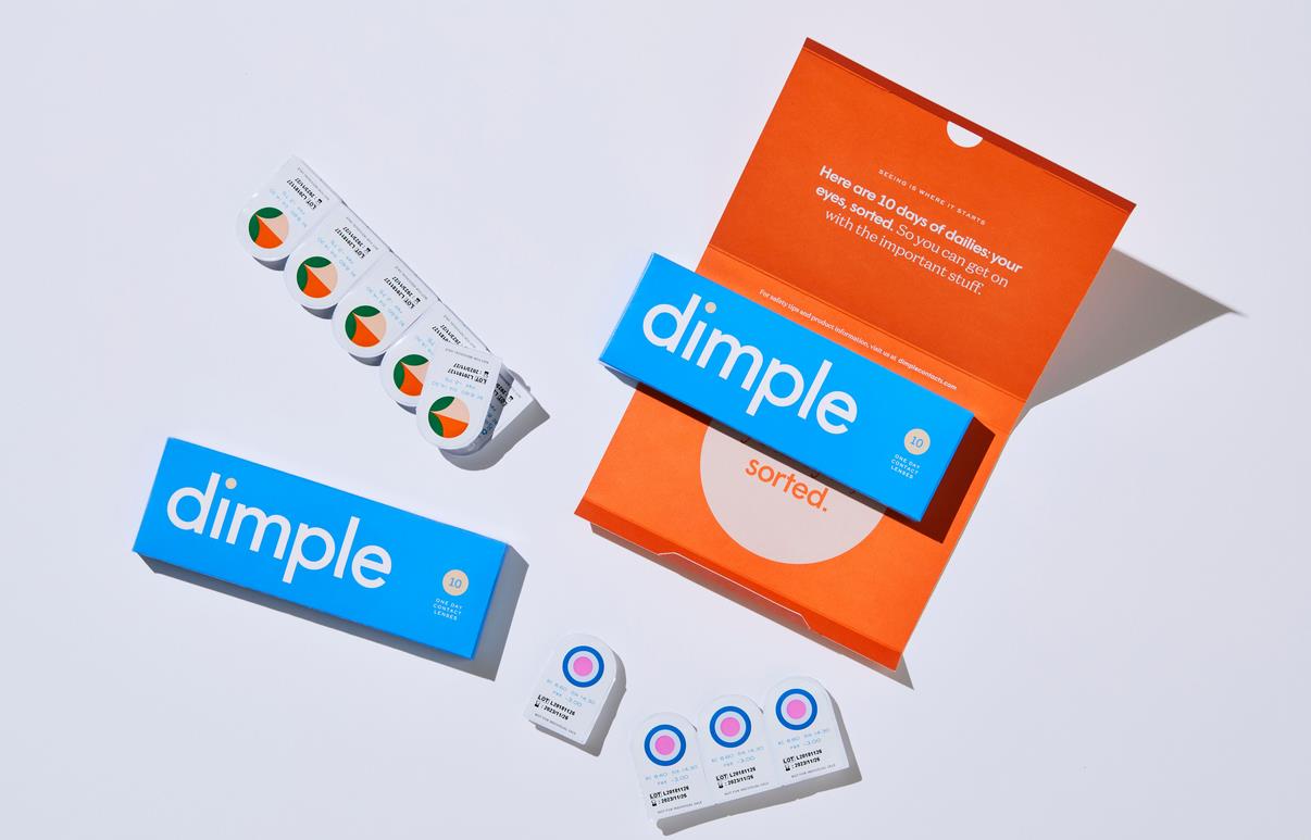 dimple contact lenses