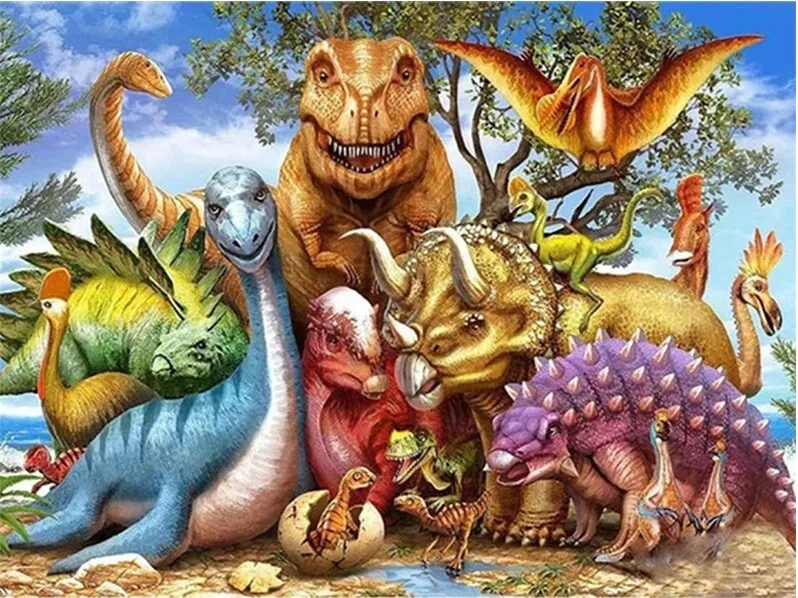 dinosaur diamond painting