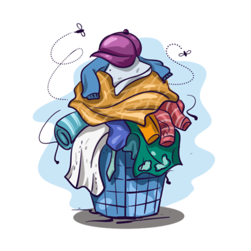 dirty clothes drawing