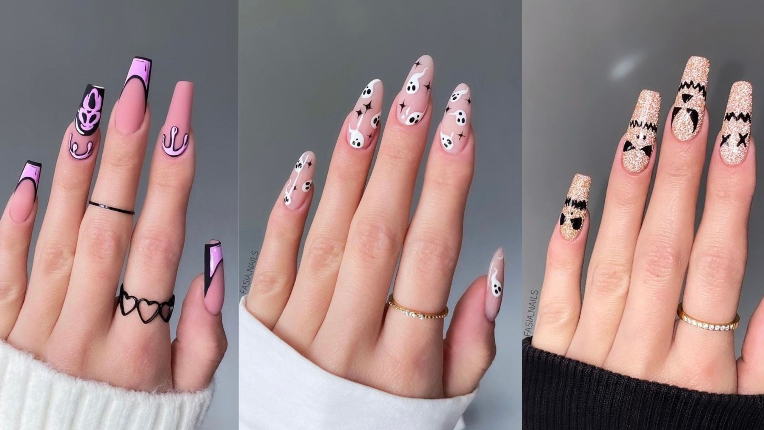 diseños de uñas de halloween