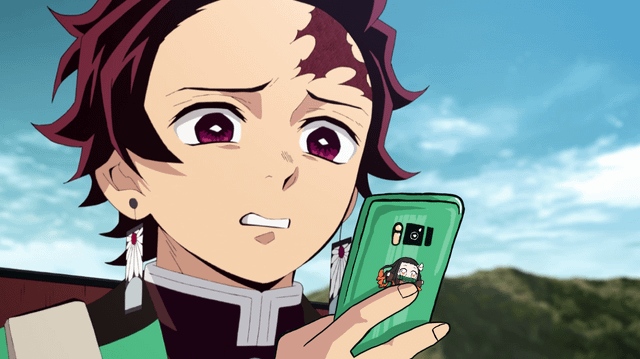 disgusted tanjiro meme