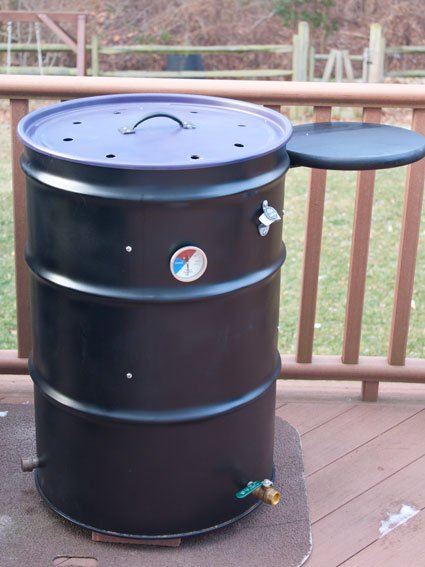 diy 55 gallon drum smoker