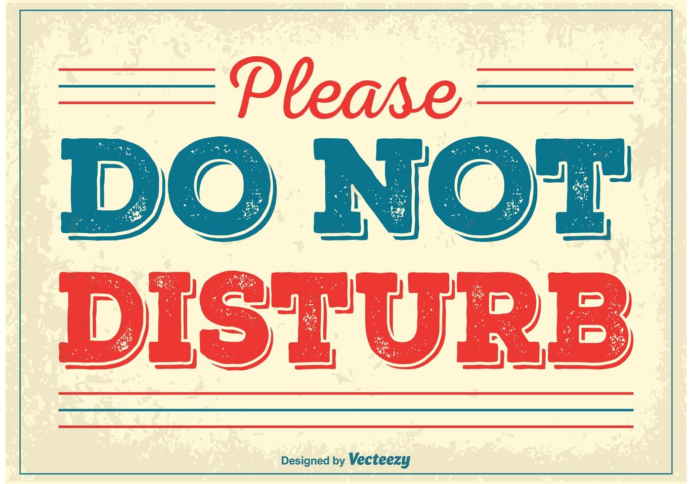 do not disturb poster