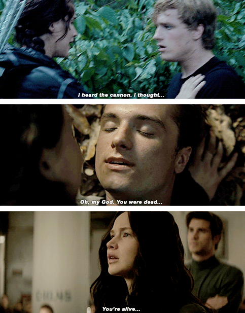 does peeta die in hunger games 2