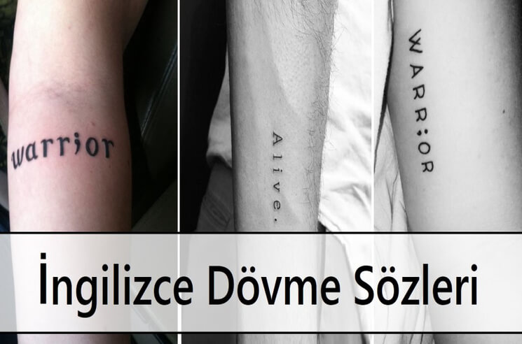 dövme yazı sözleri