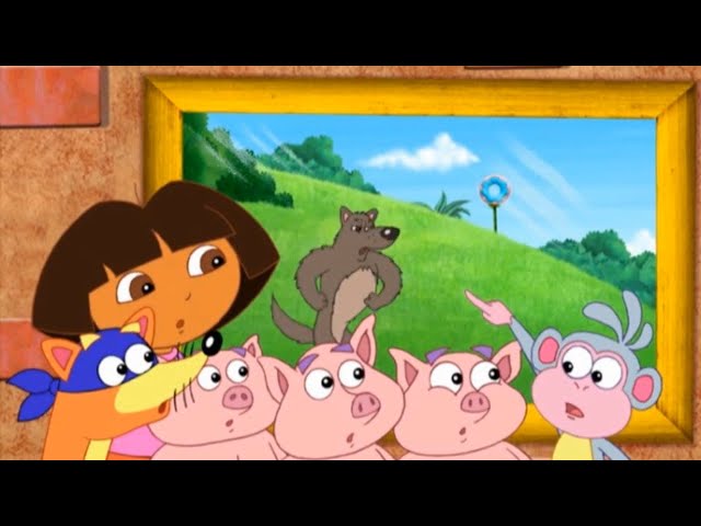 dora the explorer the three little pigs