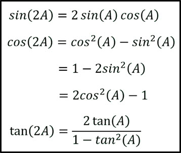 double angle formula calculator