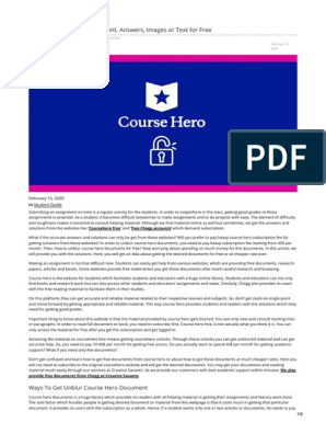 download coursehero pdf free