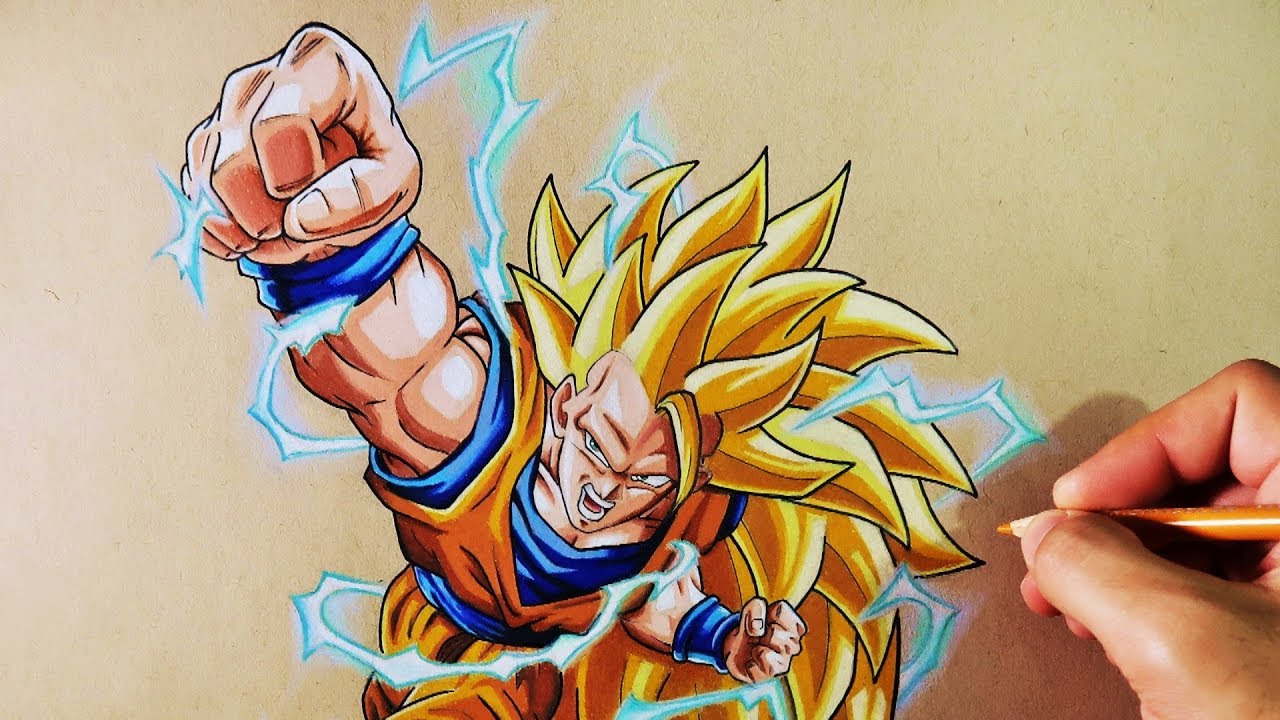 dragon ball goku dibujo