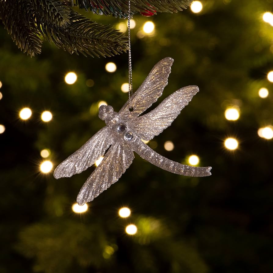 dragonfly christmas decorations