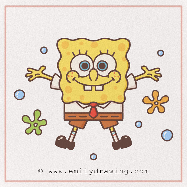 drawings of spongebob