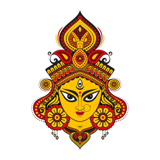 durga face image