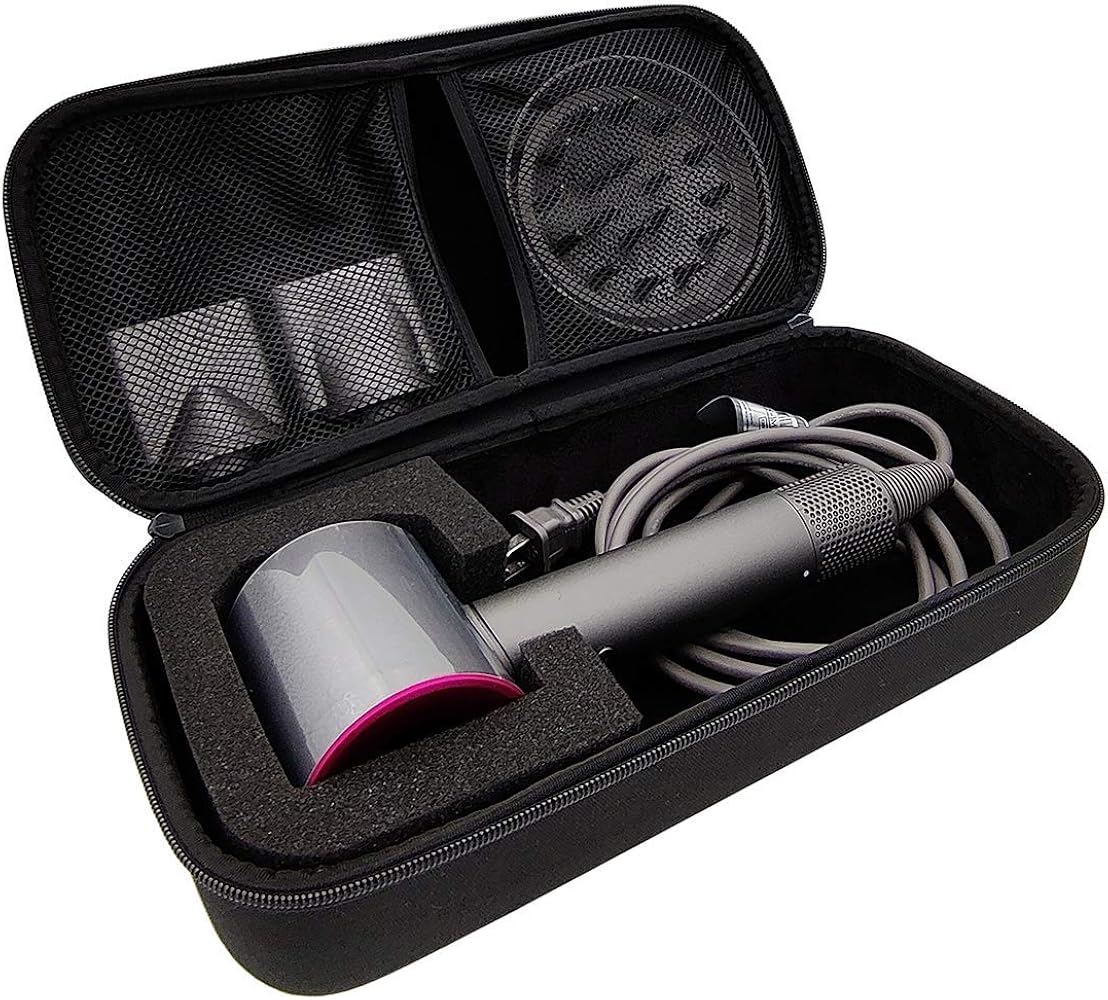 dyson hair dryer travel case