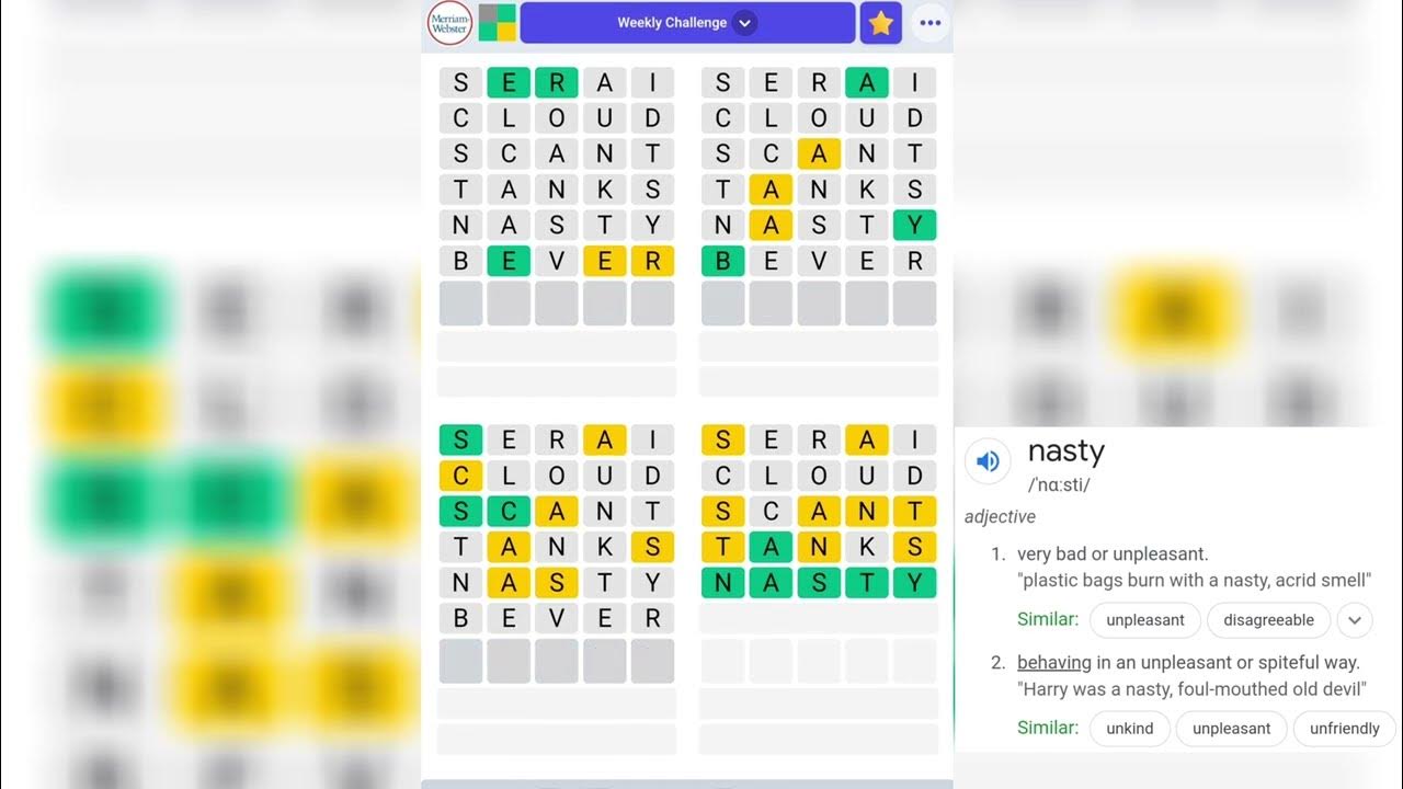 quordle weekly challenge answers