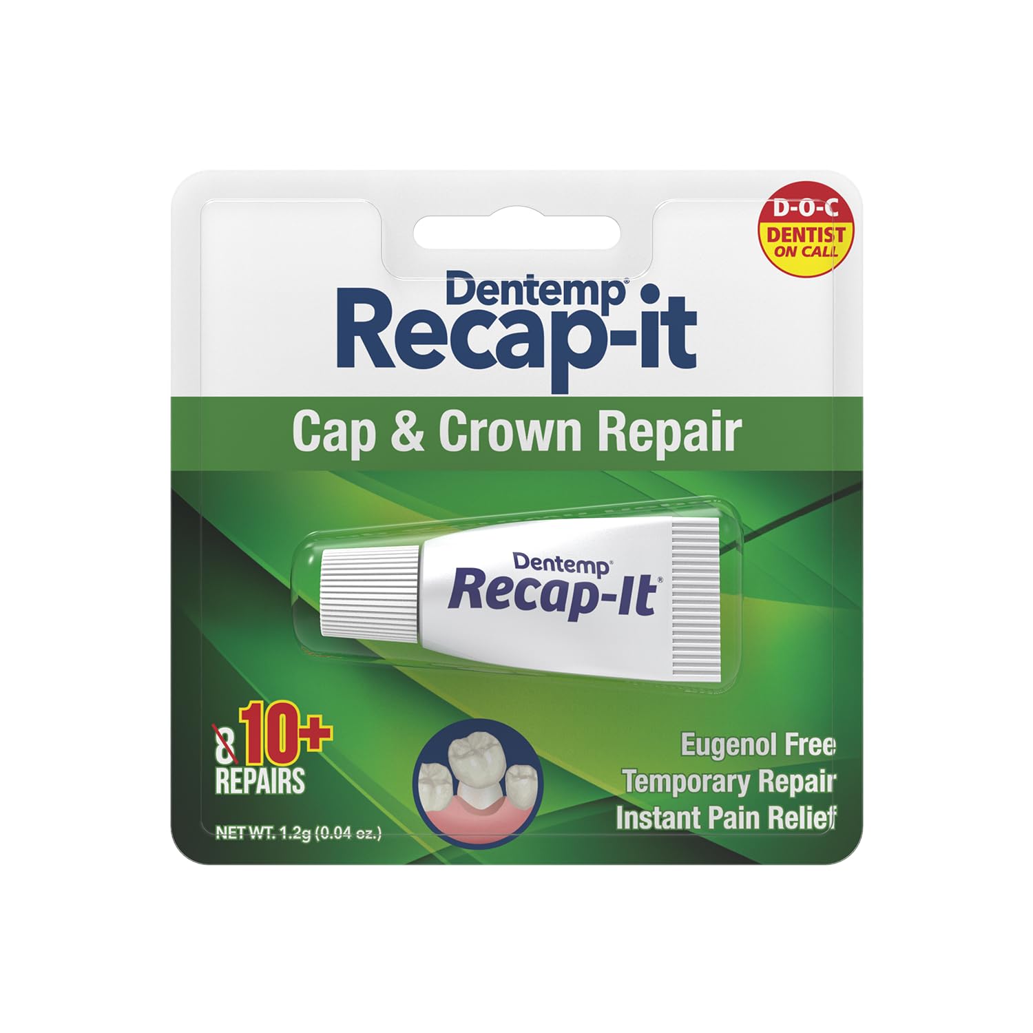 dentemp recap-it cap and crown repair