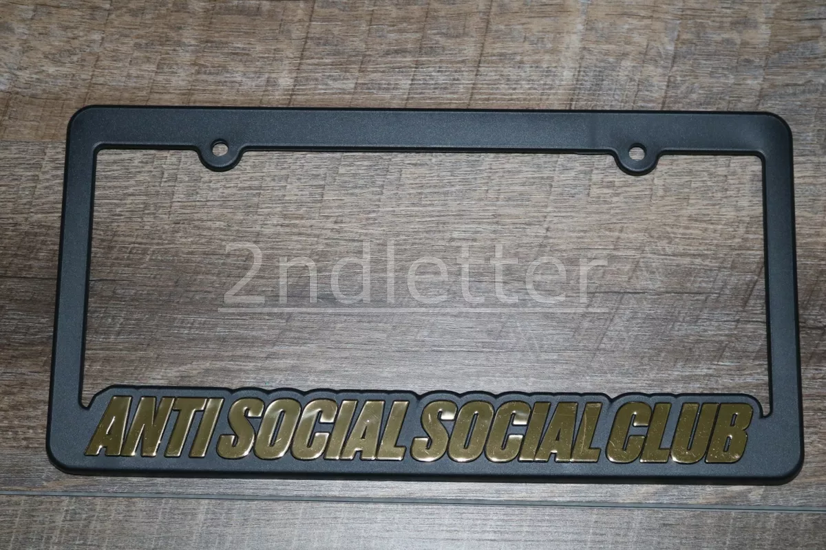 social club license plate