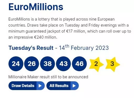 euromillions result