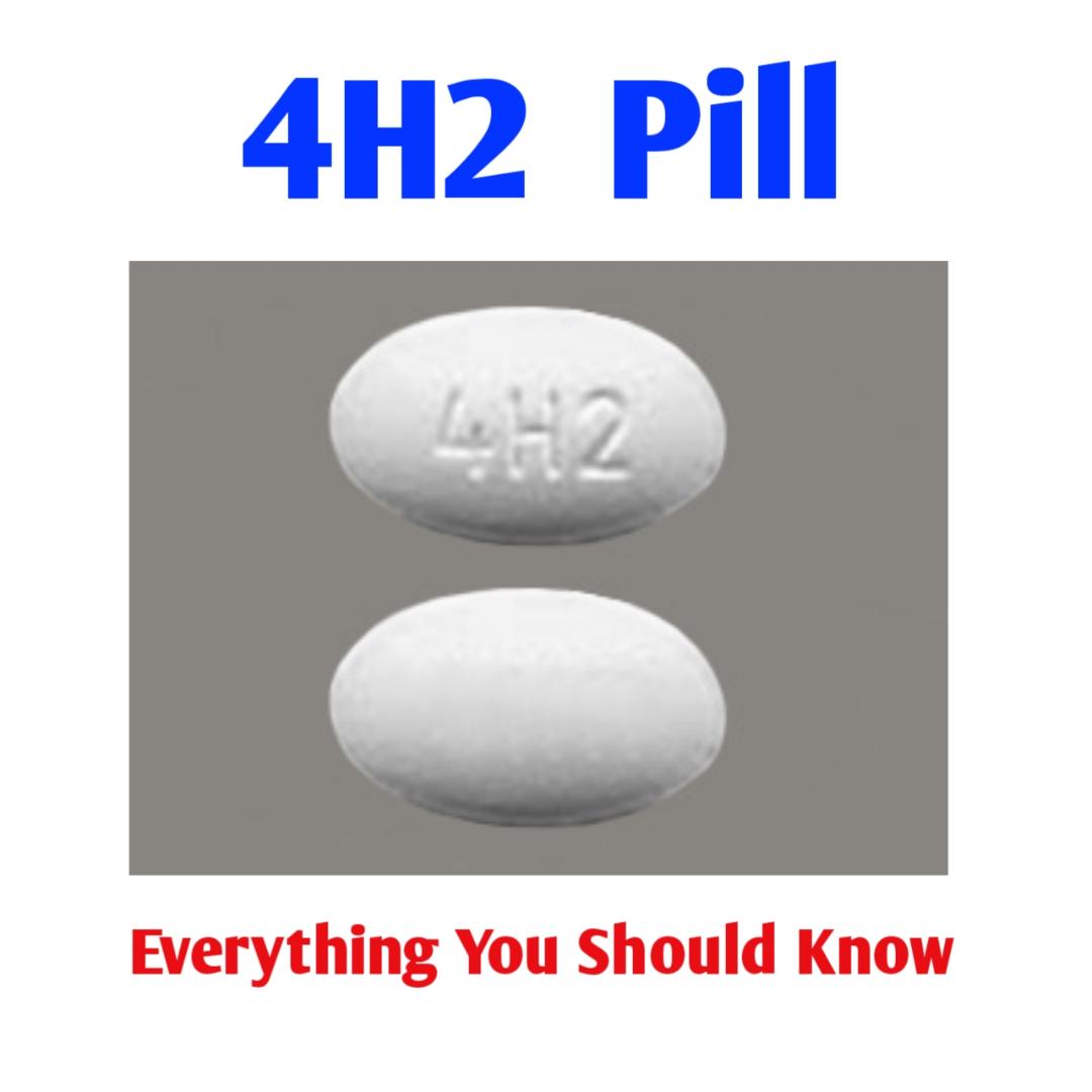 white oval pill 4h2