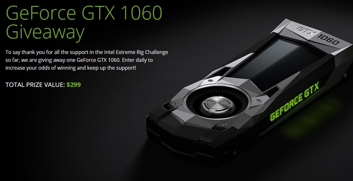 gtx 1060 giveaway