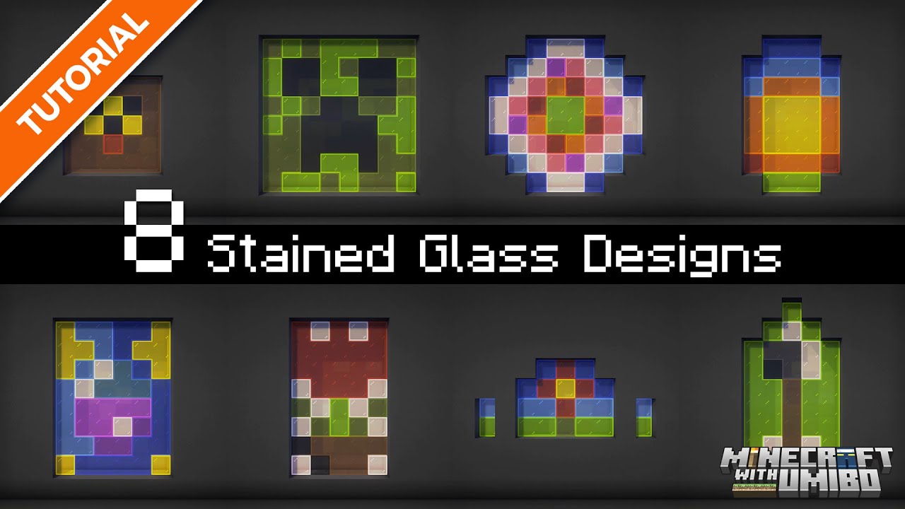 stained glass windows minecraft