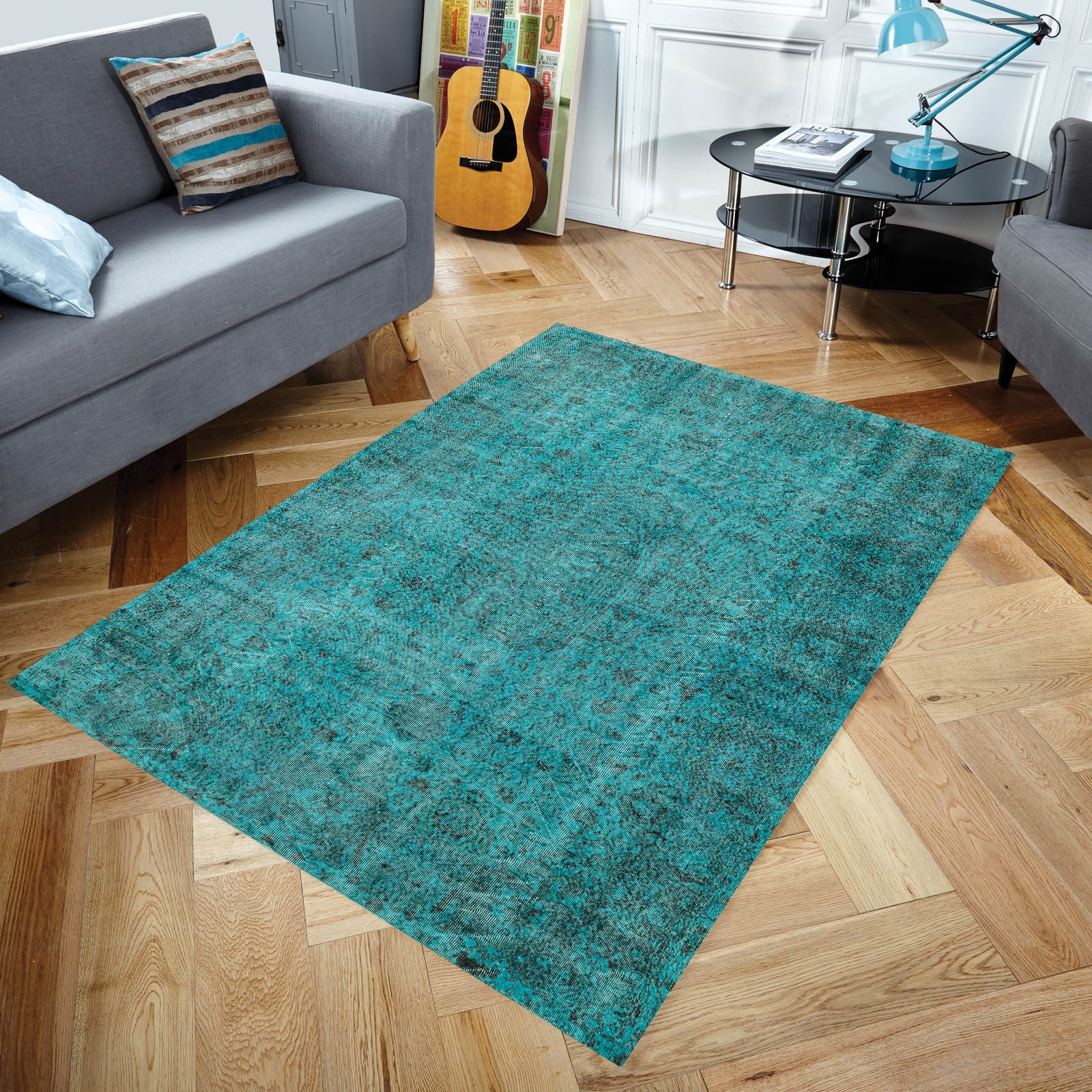 turquoise carpet rug