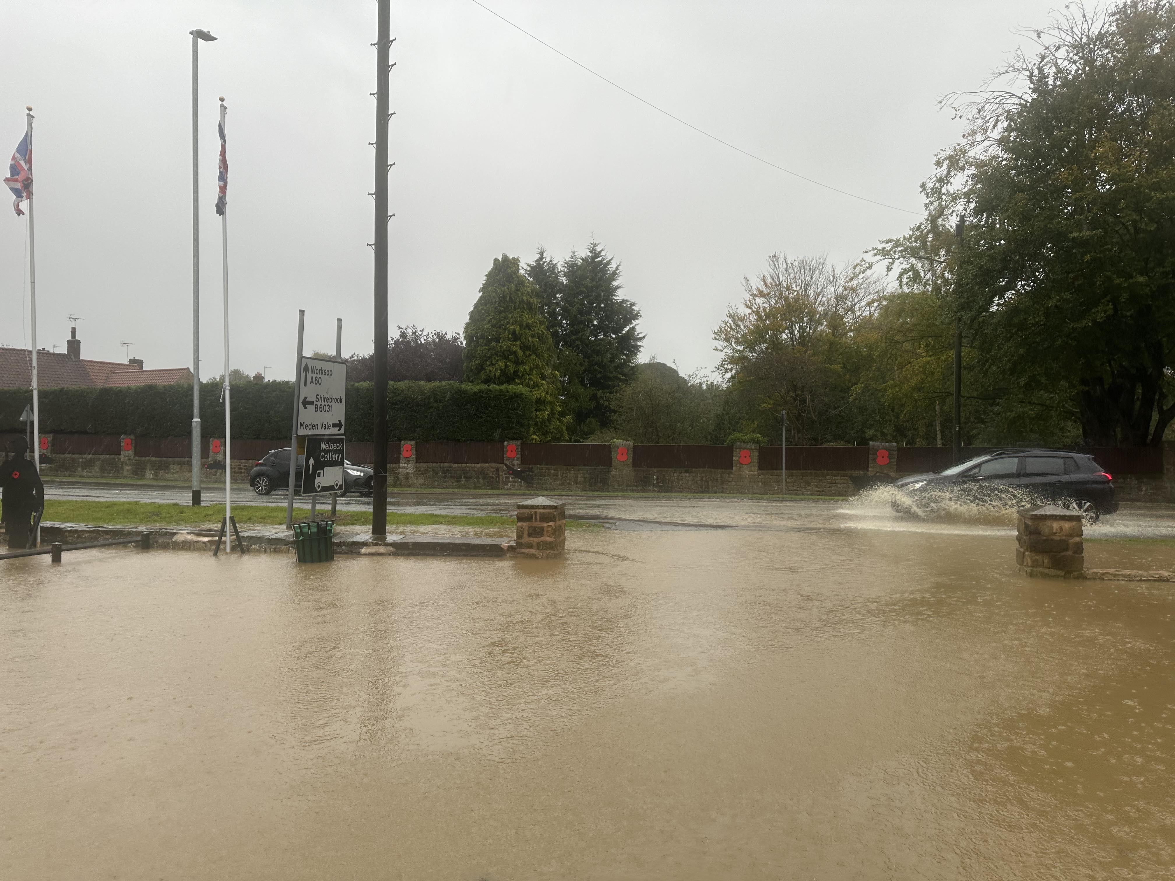 flooding in mansfield today