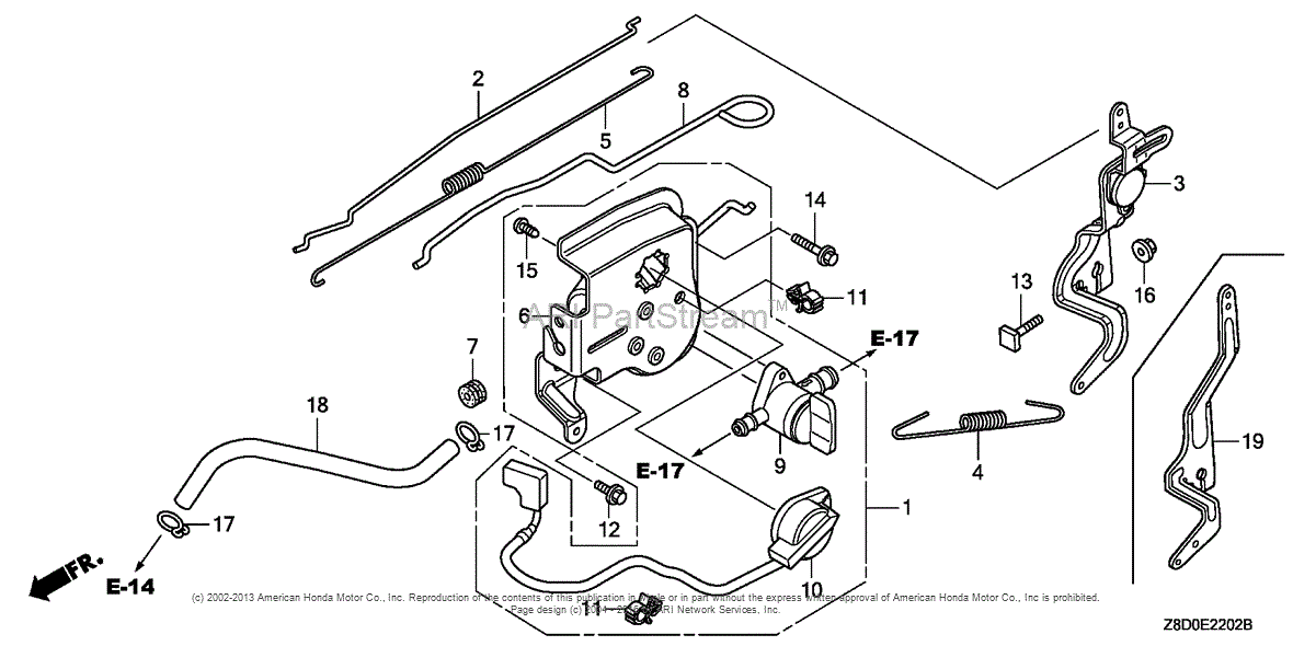 honda gcv 190 carburetor diagram