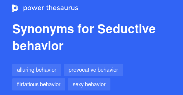 another word for seductive