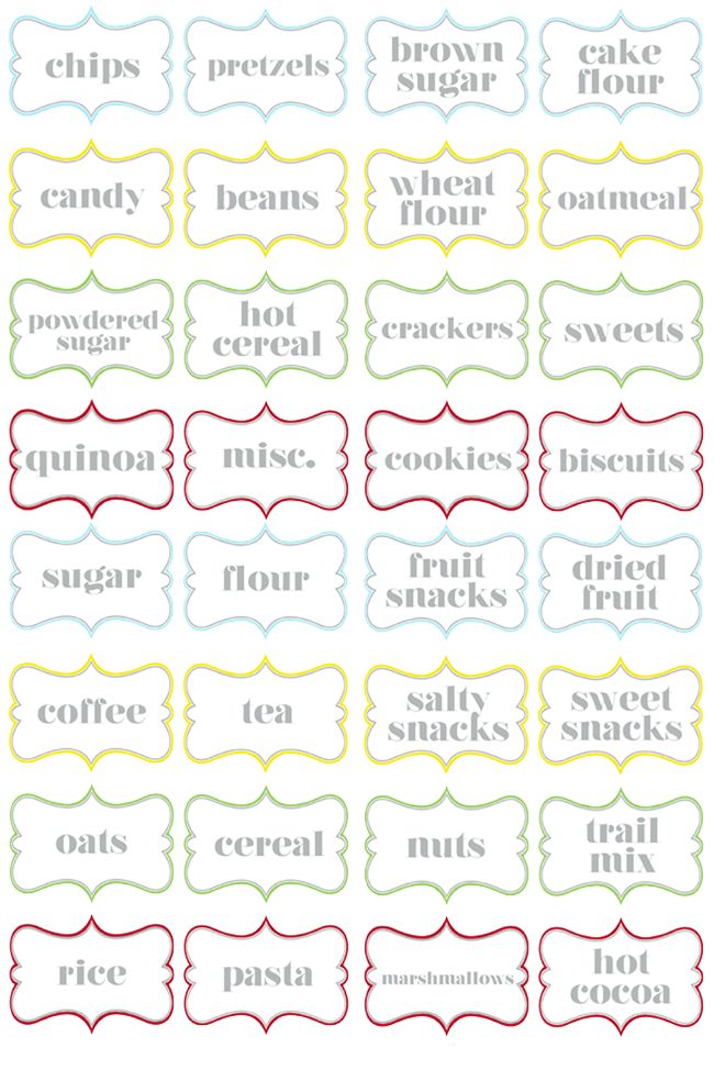 free printable pantry labels pdf