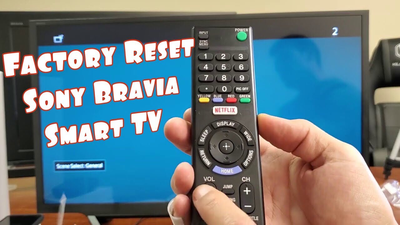 how to reset sony tv