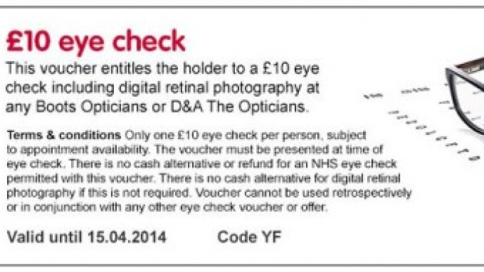 boots 10 eye test voucher 2023