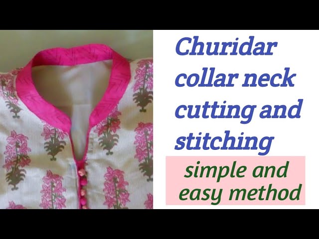 collar dress cutting