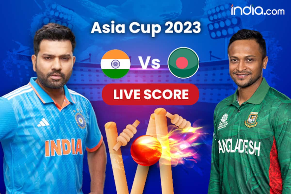 india vs bangladesh asia cup 2023 live score