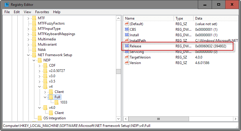 .net framework 4.6