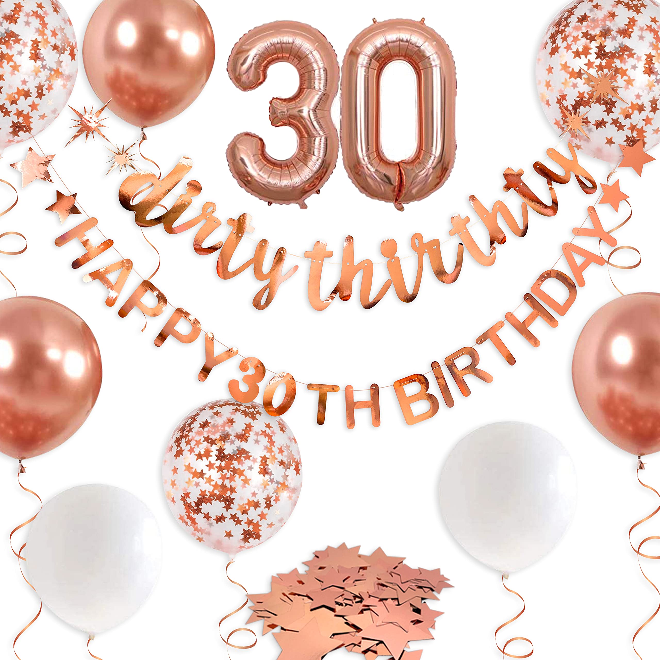 30th birthday banners for her