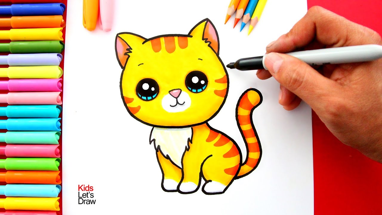 como dibujar un gato