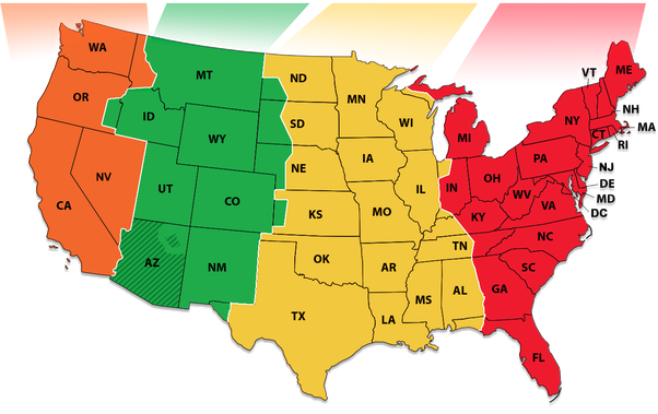 eastern standard time versus mountain time