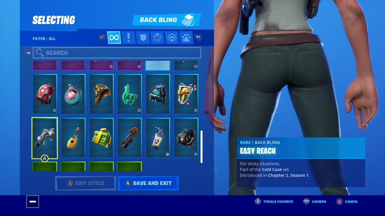 easy reach back bling