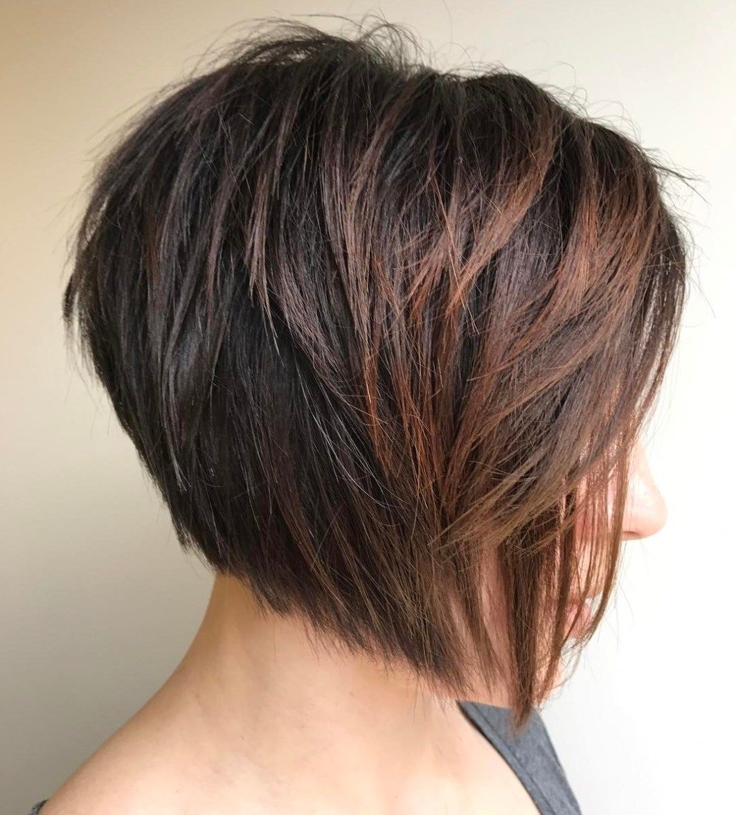 short thick layered hairstyles