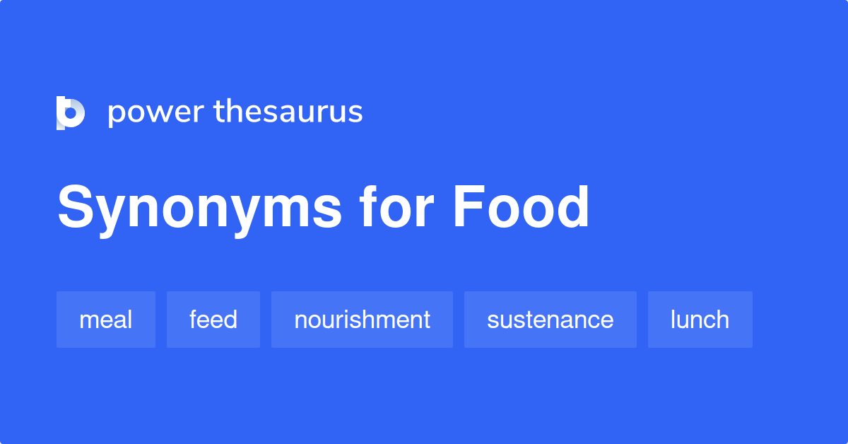 food synonym