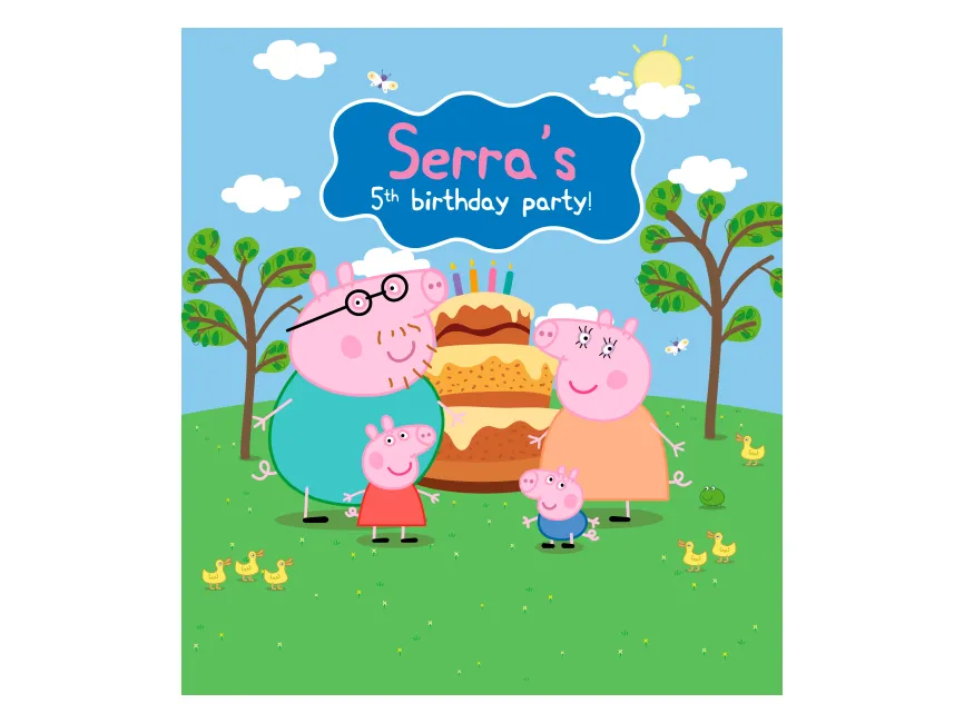 peppa pig vector