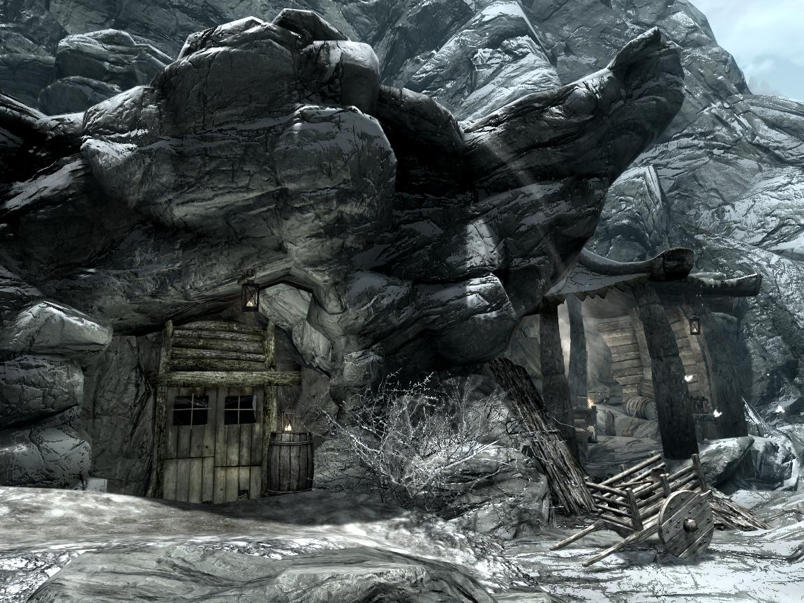 ebony mine skyrim