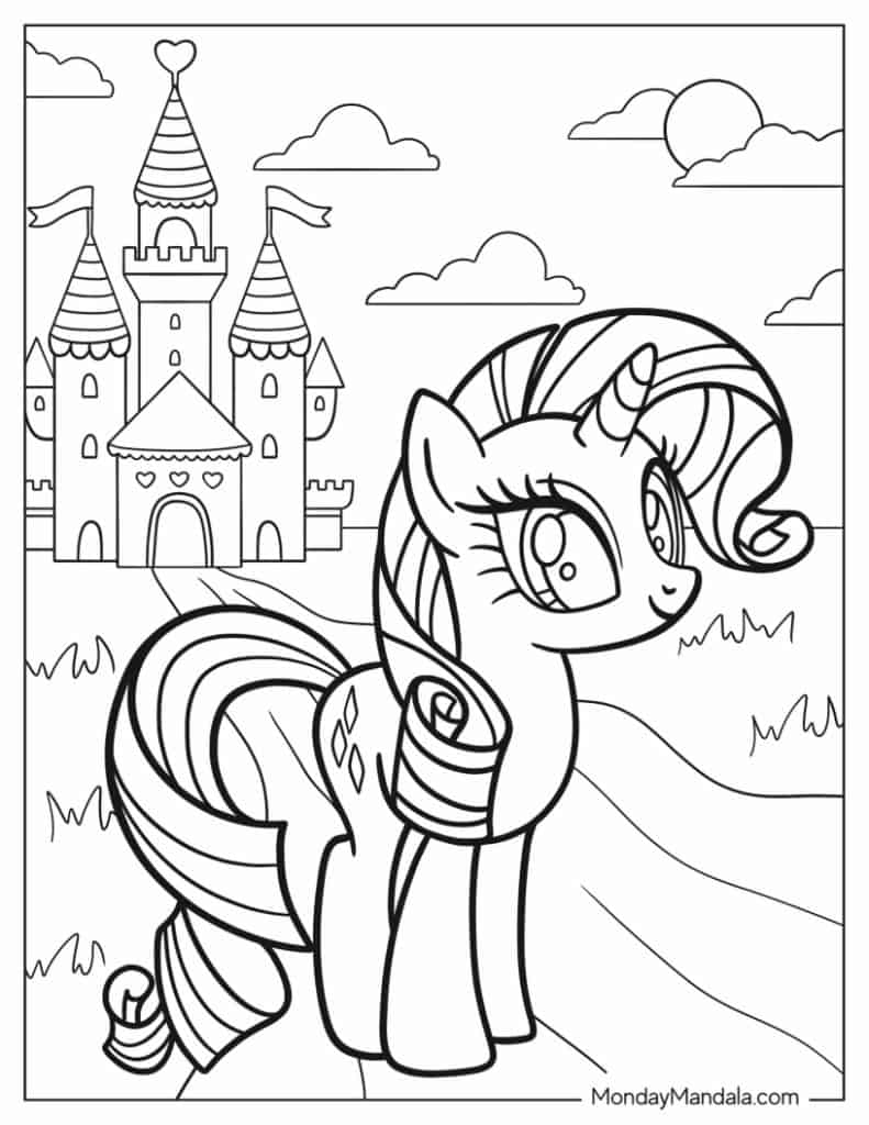 little pony coloring pages