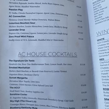 ac skybar menu