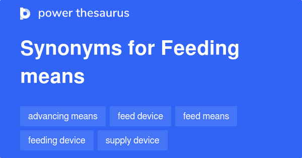 feed thesaurus