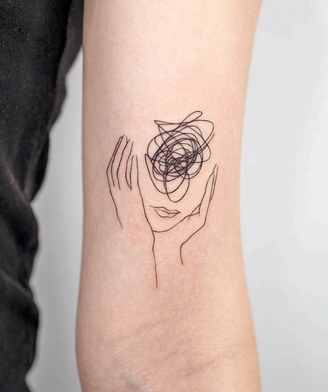 anxiety tattoo ideas