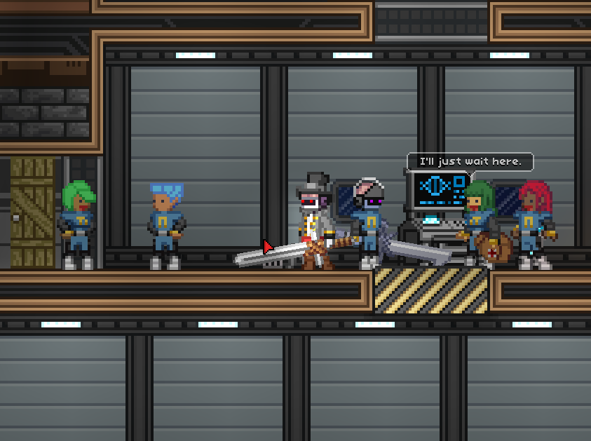 starbound crew members