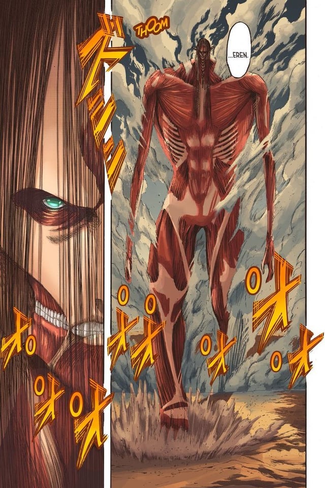 how did eren get the colossal titan